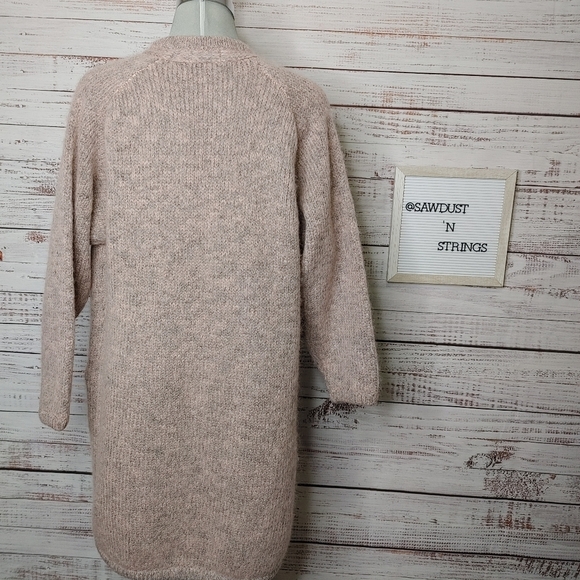 VINTAGE 80's Wool Mohair Blend Cardigan Size M - Picture 4 of 13